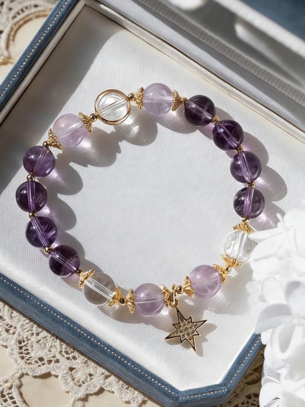 🆕New Amethyst Gemstone Bracelet